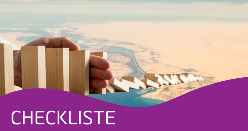 Checkliste Suezkanal Krise Setlog