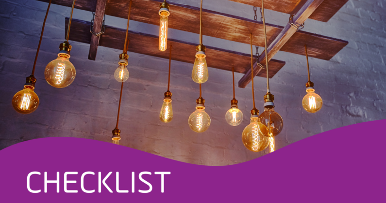 Setlog x LUQOM Group Checklist - Shining a Light on Efficiency: How to Make Your Business Glow in the Lighting Industry