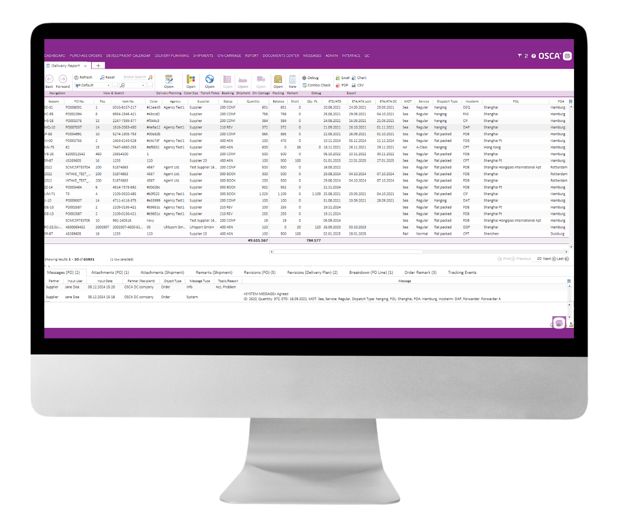 Setlog OSCA Product Update - Optimized Overview Service